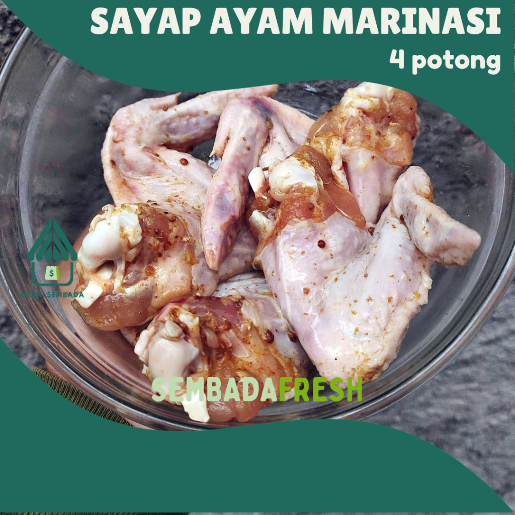 

Sayap Ayam Marinasi SIAP GORENG - GERAI SEMBADA
