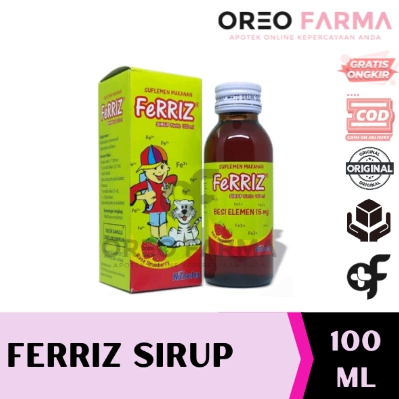 Ferriz Sirup 100 mL | Zat Besi Anak Sirup