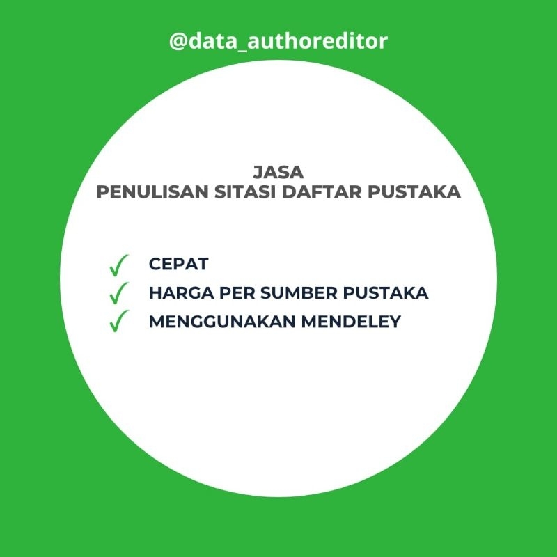 Jasa Penulisan Sitasi Daftar Pustaka Mendeley Zotero