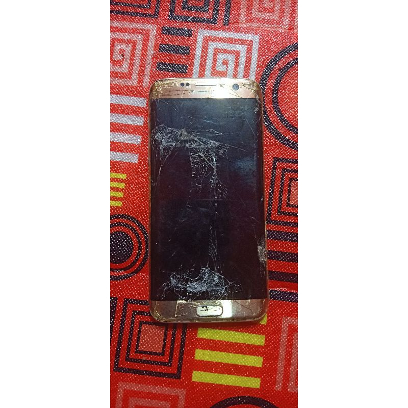 SAMSUNG S7 edge Minus Lcd mesin hidup normal