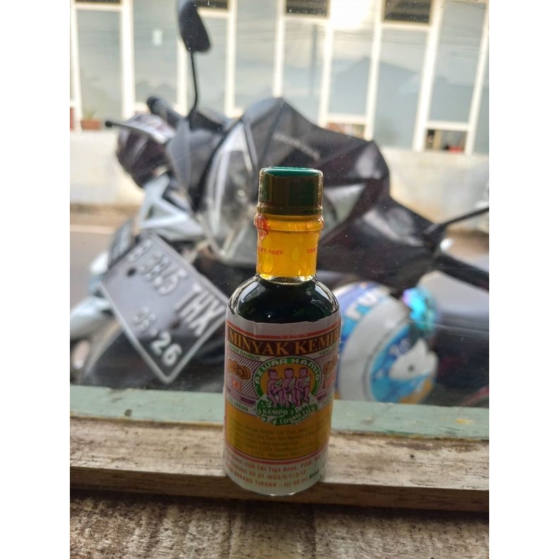 minyak kemiri original cap 3 anak Azwar Hamid bukit tinggi isi 12 botol