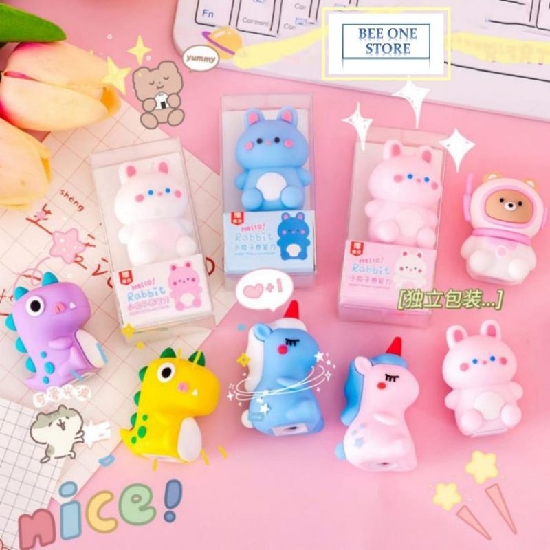 

(Ready Stok / COD) Serutan Lucu Karakter / Rautan Pensil Lucu