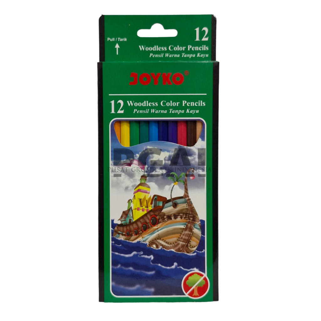 

COLOUR PENCIL PENSIL WARNA JOYKO CP-103 12 WARNA 3 MM 1 PACK STATIONERY