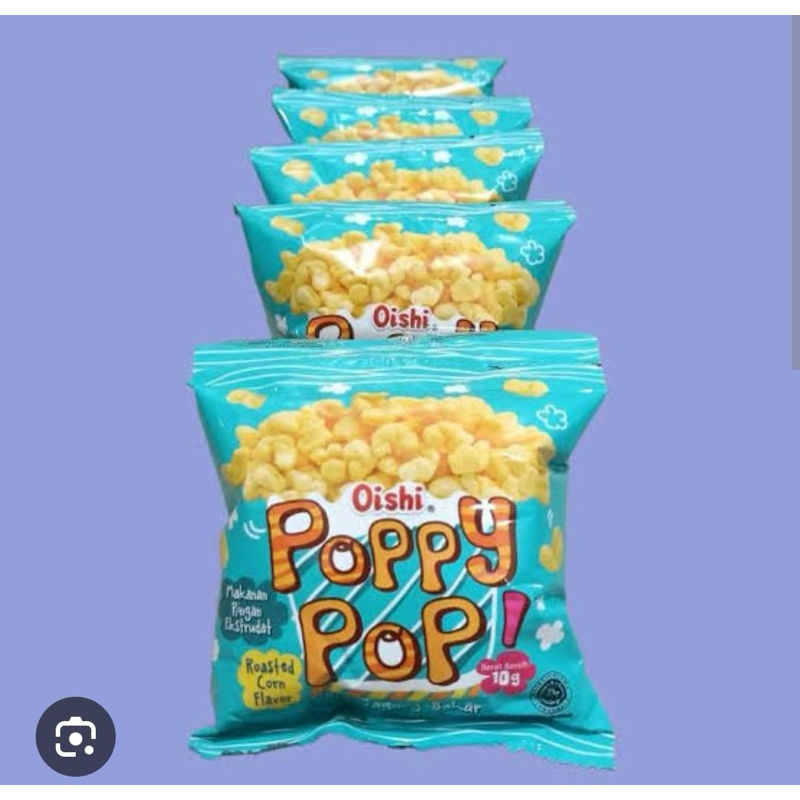 

Oishi Snack Poppy Pop jagung bakar 10gr renteng