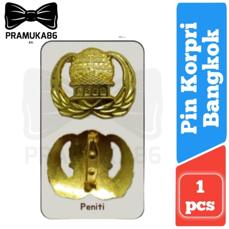 Pin Korpri Bangkok Peniti / Pin Asn Korpri Peniti