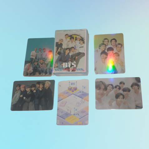 photocard BTS 55 pcs hologram