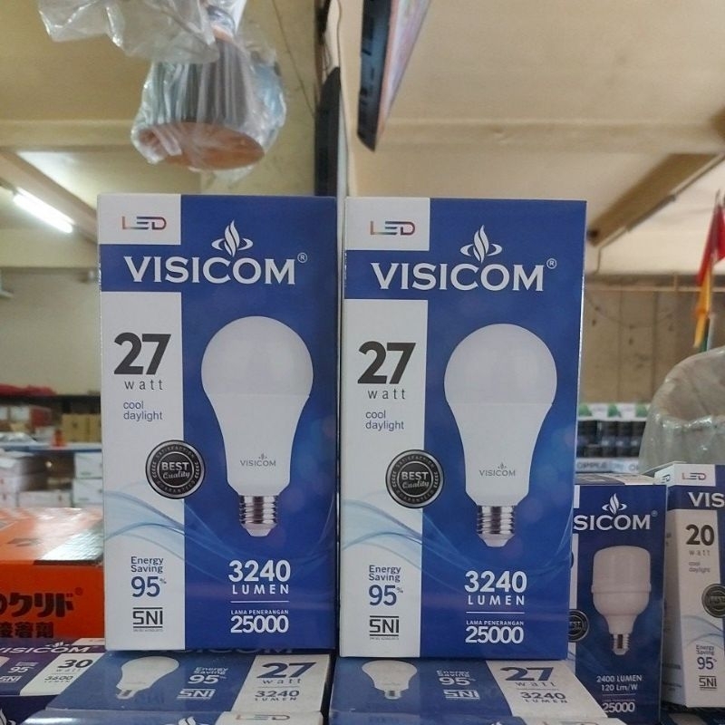 LAMPU LED VISICOM 27 WATT. LAMPU LED PUTIH