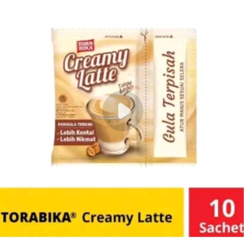 

TORABIKA CREAMY LATTE 25gr ,10 Sachet