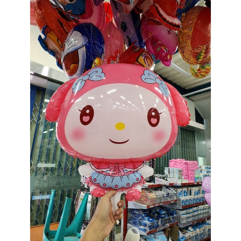 SATASHA.ID BALON KARAKTER KUROMI BALON KARAKTER MELODY BALON GAS KUROMI BALON GAS MELODI BALON GAS S