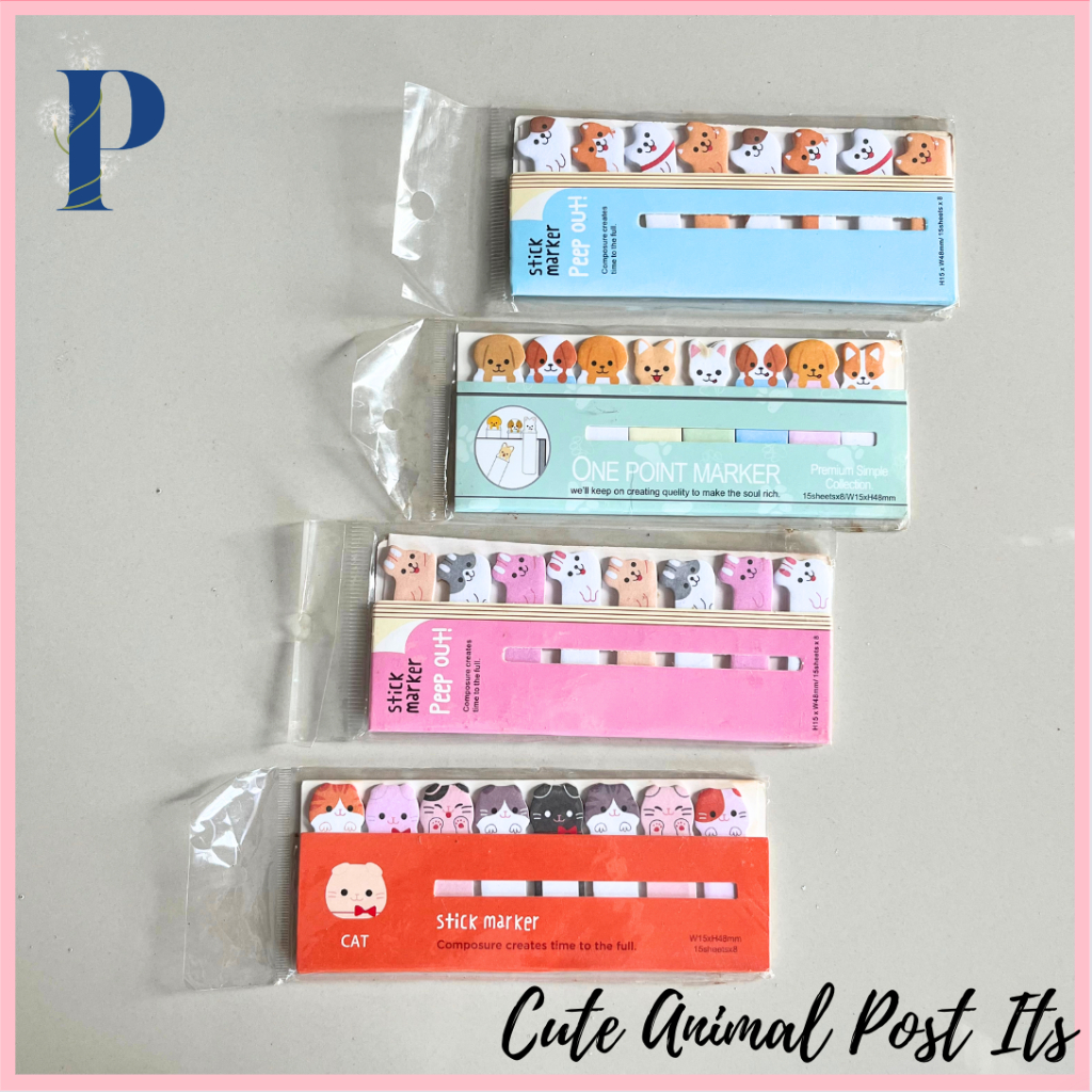 

Cute Animal Post Its Post It Lucu Memo Lucu