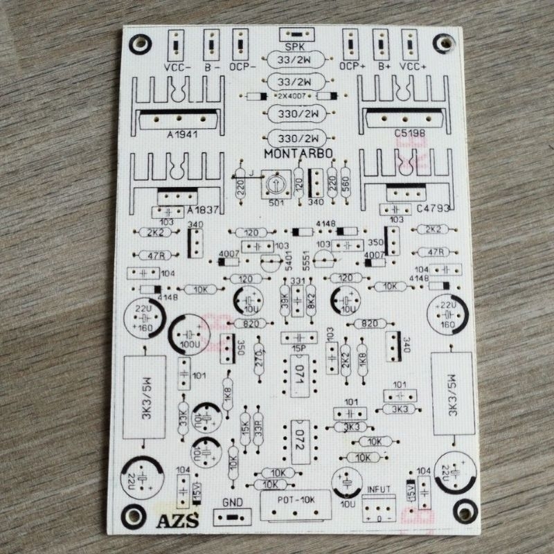 PCB Super Power Itali 2500W Montarbo Fbr
