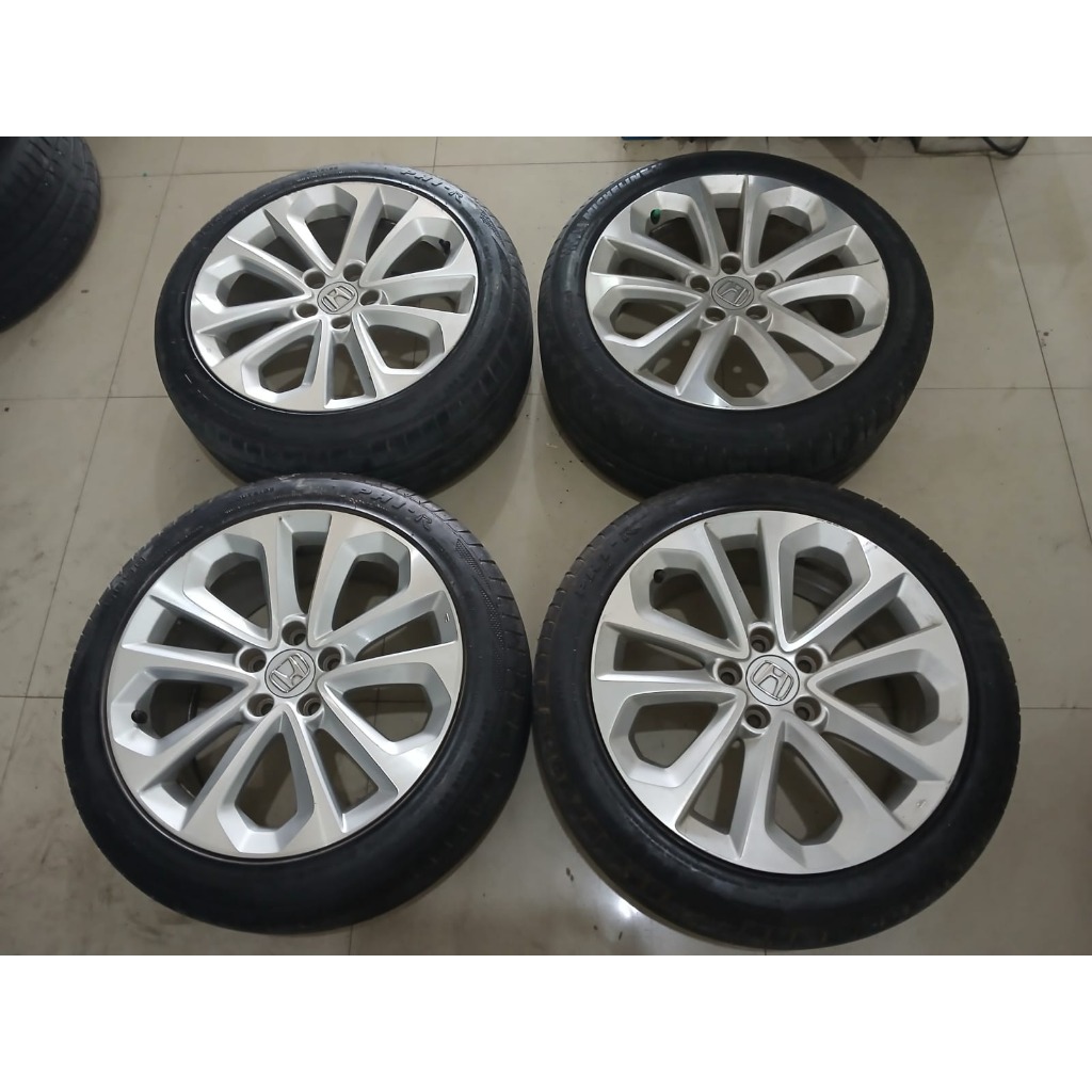 Velg Mobil Bekas Copotan STD Accord R18 PCD 5X114 + Ban Acce 235 45 R18