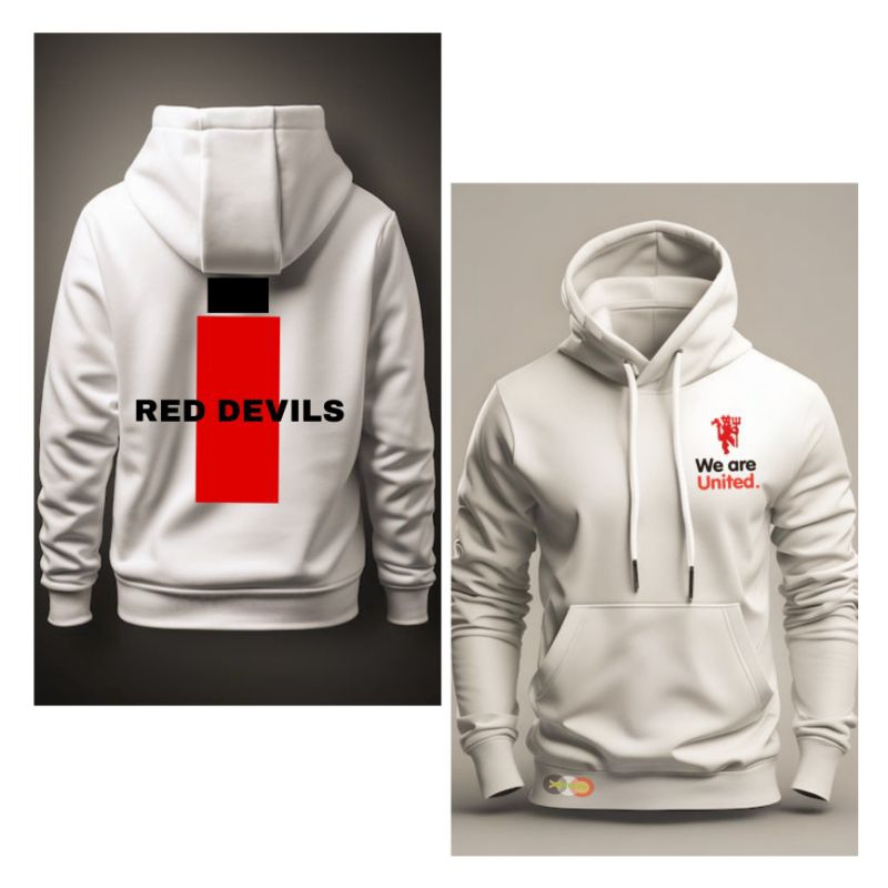 SWEATER HOODIE MANCHESTER UNITED /CREWNECK SWEATSHIRT BOLA MANCHESTER UNITED FREE STICKER MU