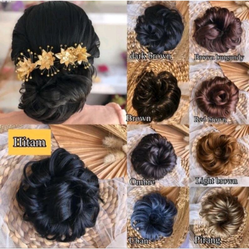 ikat rambut ulir/karet ulir rambut/karet rambut