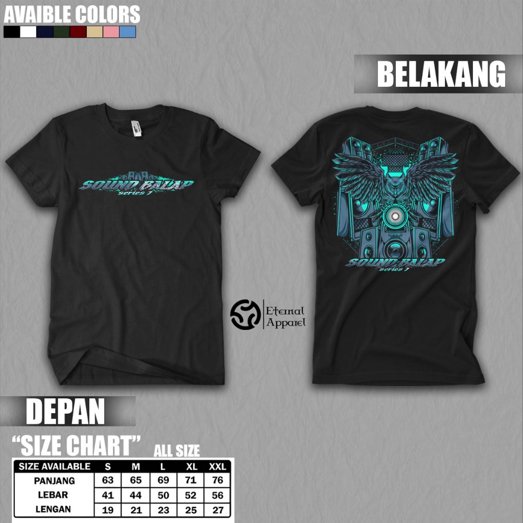 Kaos Sound Balap Series 7 | Sound Balap Blitar | Kaos Distro | Kaos Pria