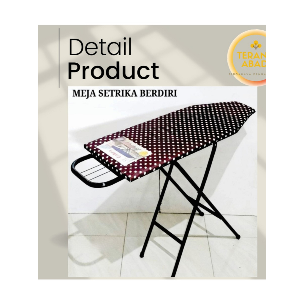 MEJA [PROMO] SETRIKA LIPAT MULITFUNGSI/ MEJA SETRIKA BESI/ MEJA GOSOK BESI SETRIKA/ RAK SETRIKA BESI