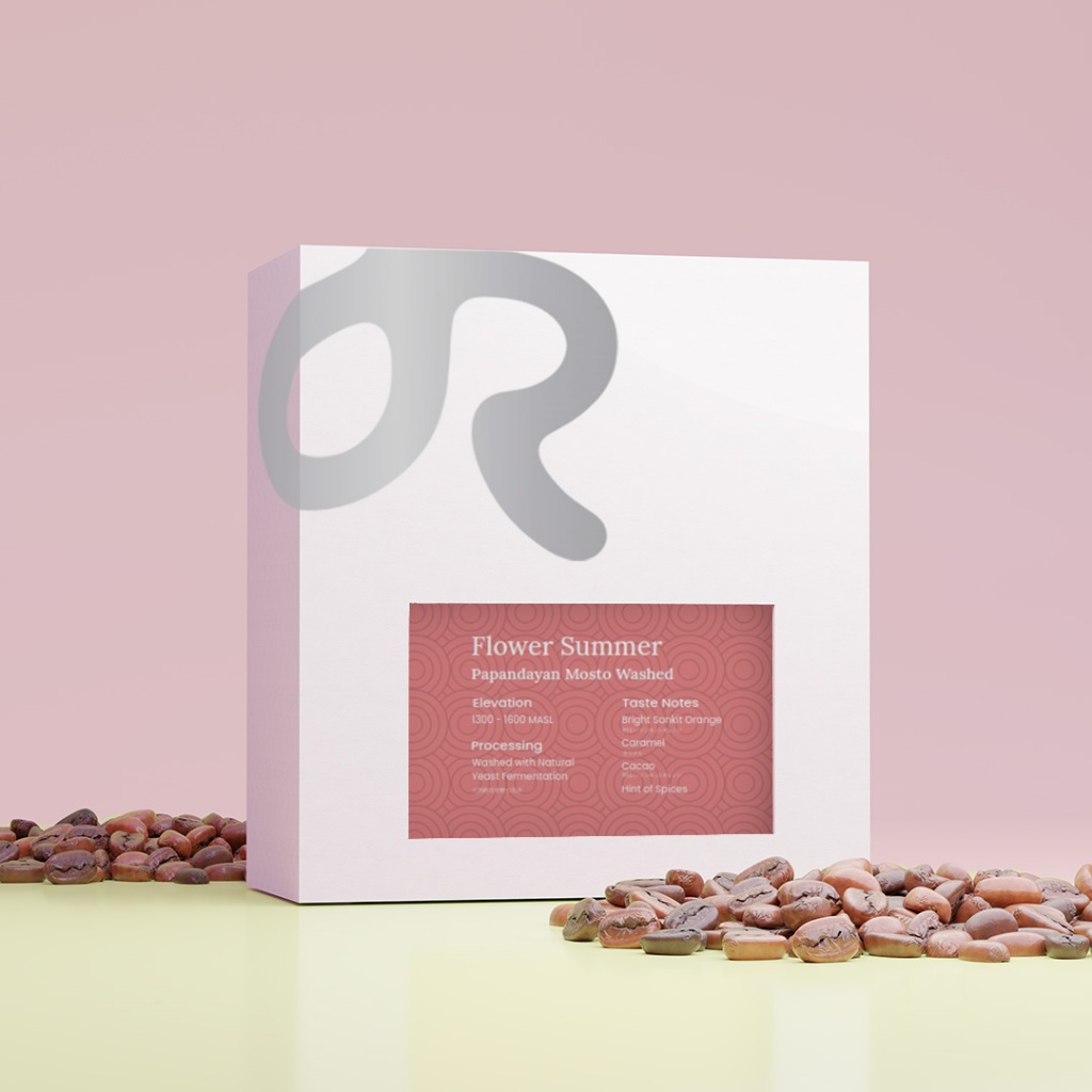 

BIJI KOPI SINGLE ORIGIN, ROAST BEANS PAPANDAYAN MOSSTO FULLWASHED "FLOWER SUMMER