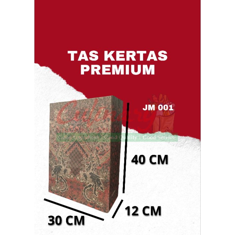 

Paper bag batik tebal premium