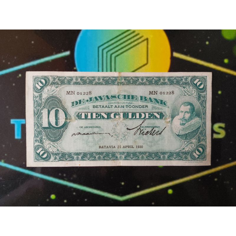 10 gulden Coen ttd Prasterink