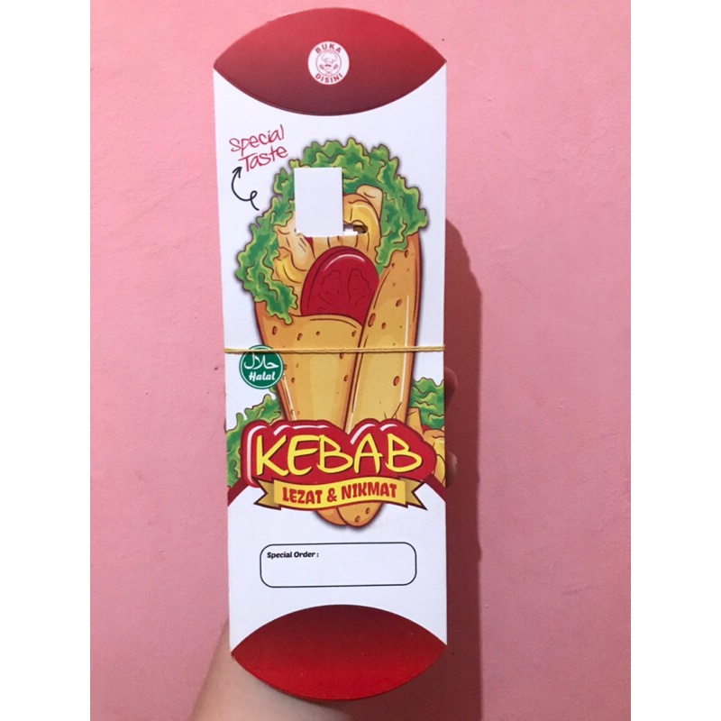 

kotak kebab / Dus Kebab / Kemasan Kebab