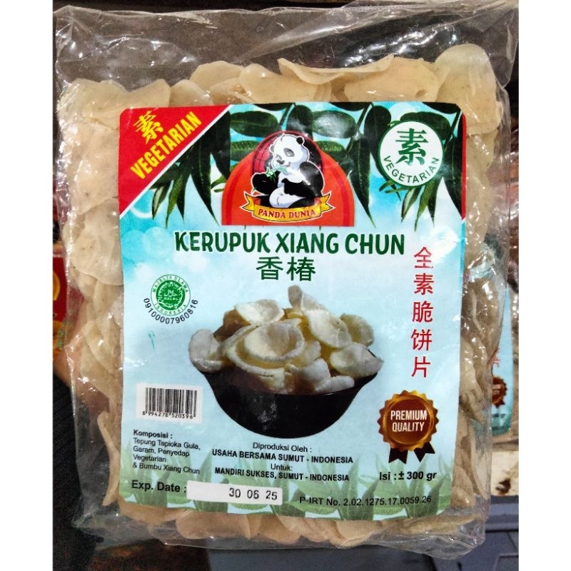 

Kerupuk Vegetarian Xiang Chun / Krupuk Xiangchun / Krupuk Vege / Kerupuk Mentah / Kerupuk Vegan