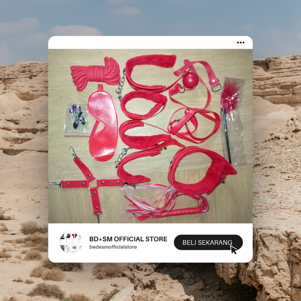 

set tali warna merah seperti digambar