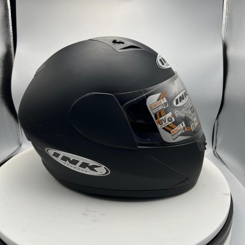 HELM INK / OBRAL JUAL RUGI HELM FULL FACE INK CL-MAX DOUBLE VISOR BLACK DOFF ORIGINAL