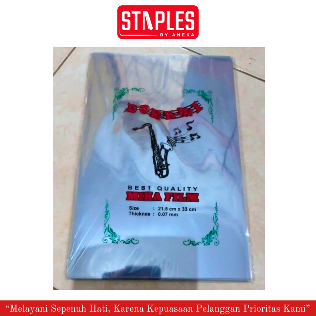 Plastik Mika Jilid Bening F4 / Cover Mika Jilid F4 Murah / Plastik Jilid Bening