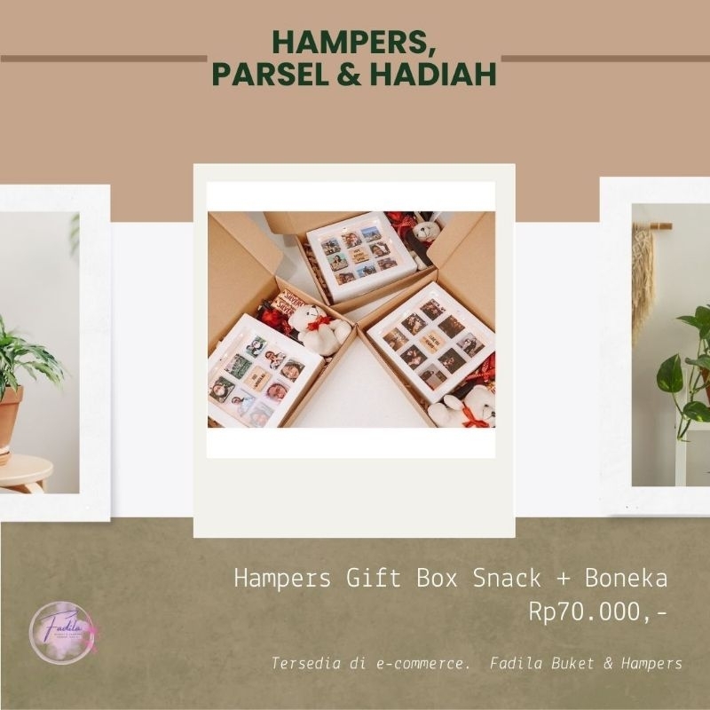 

Gift Box Snack dan Boneka