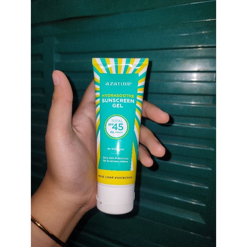 NEW bukan PRELOVED Azarine Hydrasoothe Sunscreen Gel SPF 45 PA+++ 50ml