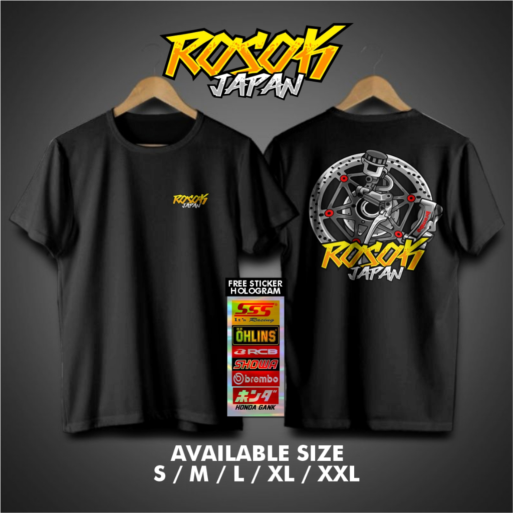 COD Kaos Rosok Japan Terbaru - Kaos Distro Pria Baju Herex Racing CB TIGER GL MP C70 ASTREA Cotton C