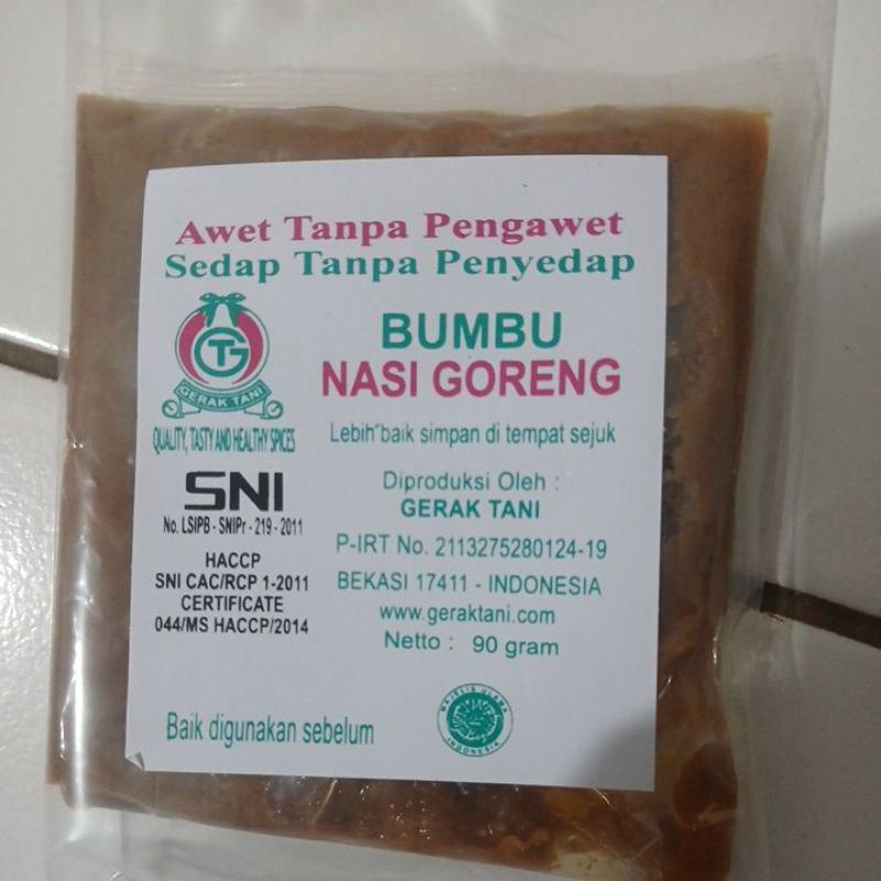 

Bumbu Nasi Goreng Gerak Tani