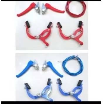 group set rem ubrake sepeda bmx lengkap