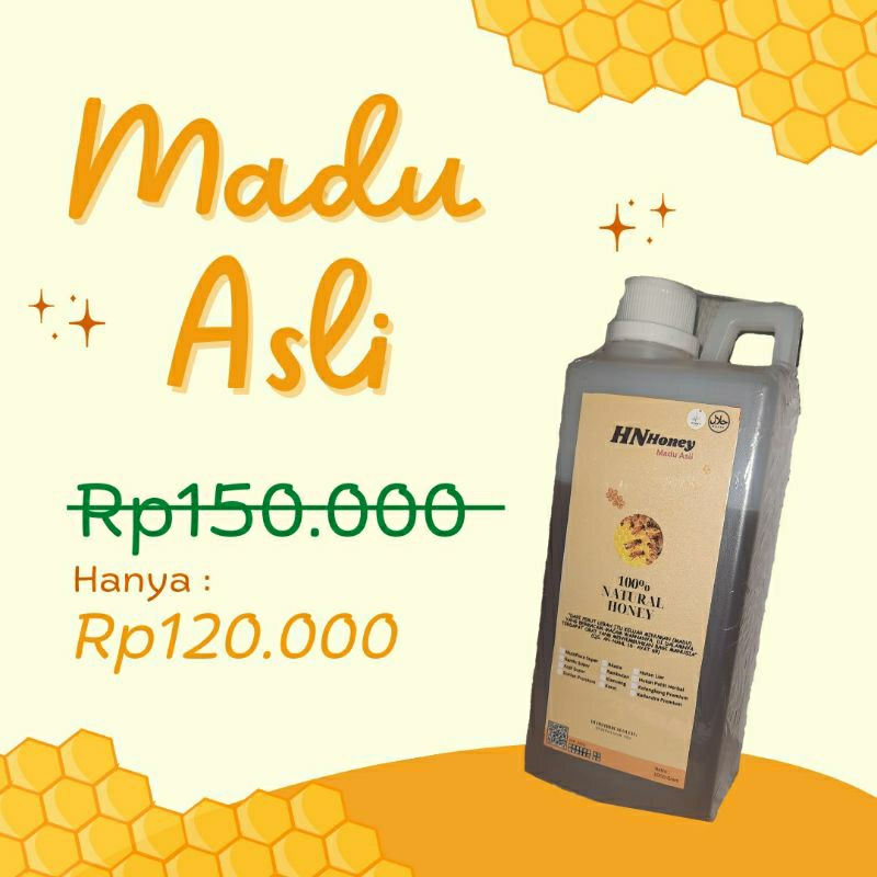 

HN Honey Madu Asli 1000 Gram