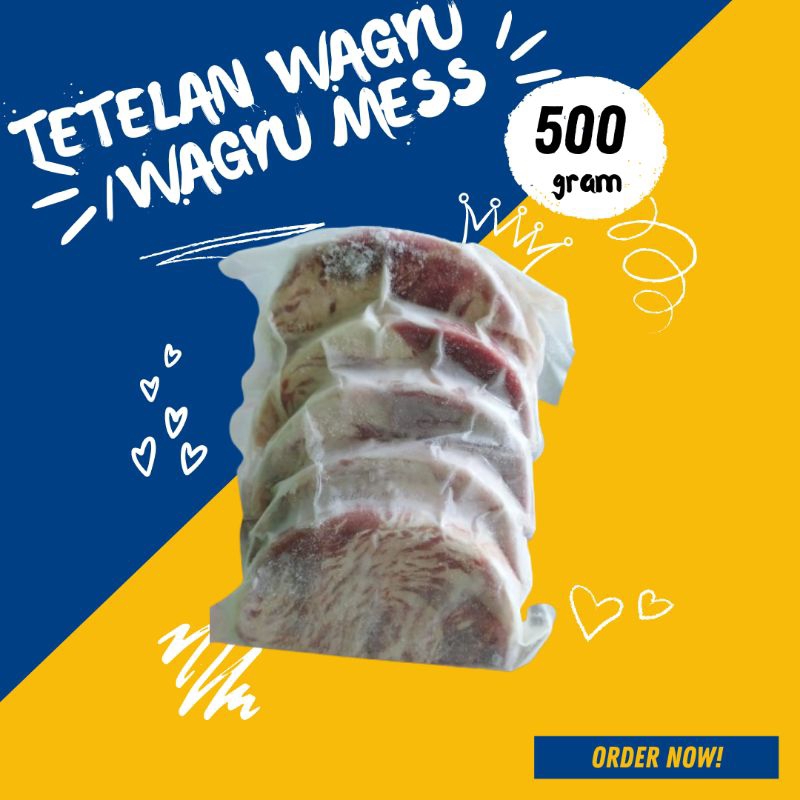 

Tetelan Wagyu/beef wagyu mess 500gr