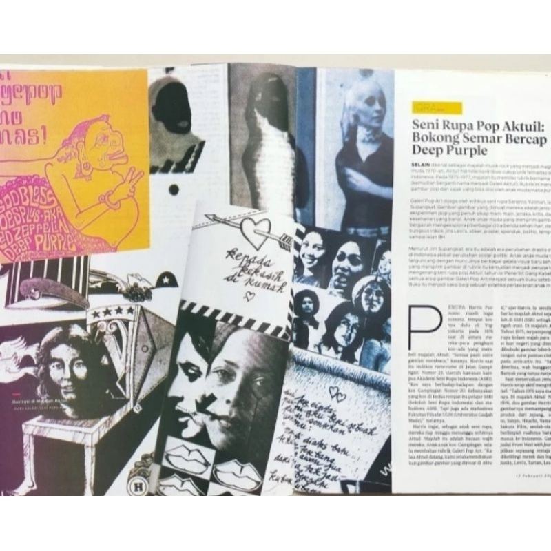 Majalah Tempo 7 Februari 2022 - iQra : Seni Rupa Pop Majalah Aktuil