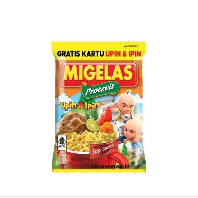 Mie Gelas Protevit Upin Ipin Mie Gelas Rasa Sop Buntut 30gr