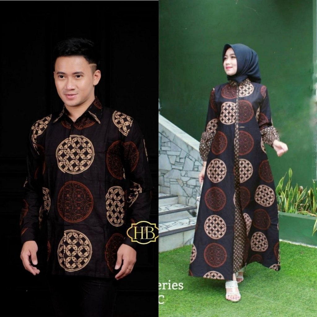 BAJU BATIK COUPLE MODERN SARIMBIT BATIK COUPLE GAMIS BATIK COUPEL COUPLE COPEL PASANGAN MAURA COUPLE