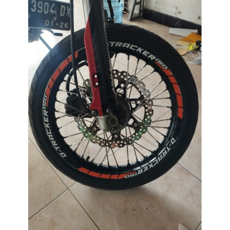 Stiker Velg Motor D-Tracker/Stiker Velg Motor Custom