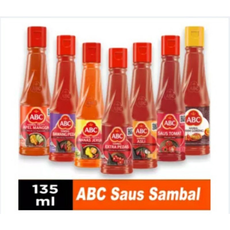 

NF-Saos ABC isi 135ml Saos Sambal Asli dan Extra Pedas