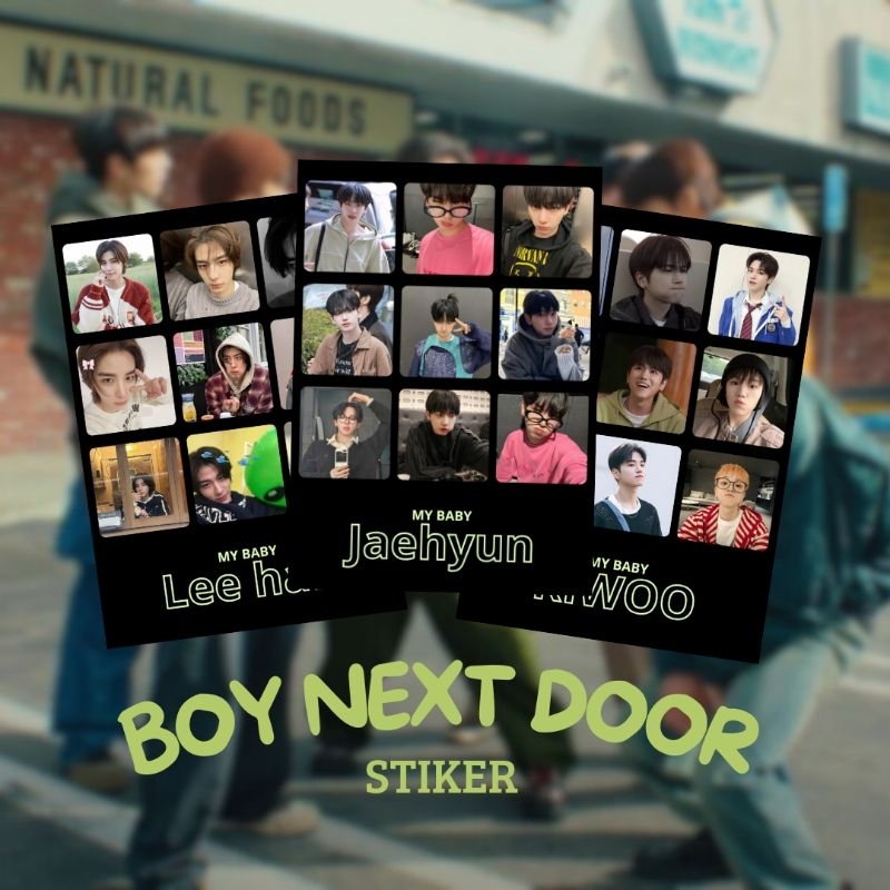 

BOY NEXT DOOR Stiker /STIKER KPOP