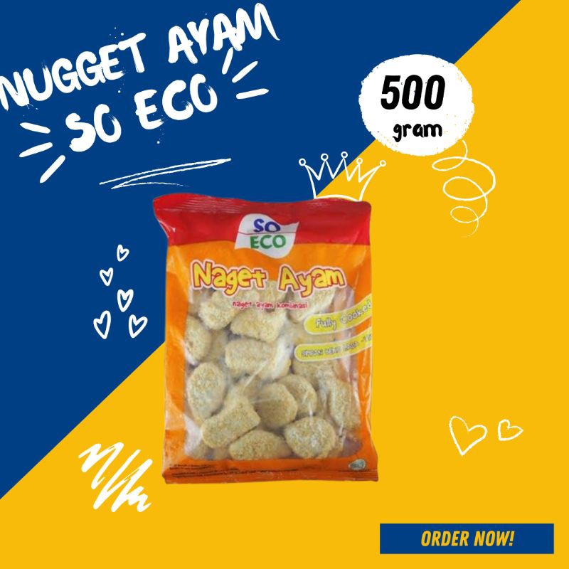 

Naget Ayam So Eco So Nice 500gr