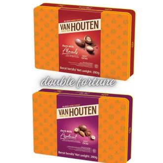 

VAN HOUTEN Dark Milk Assortment & Almonds Dragees Box 90gr