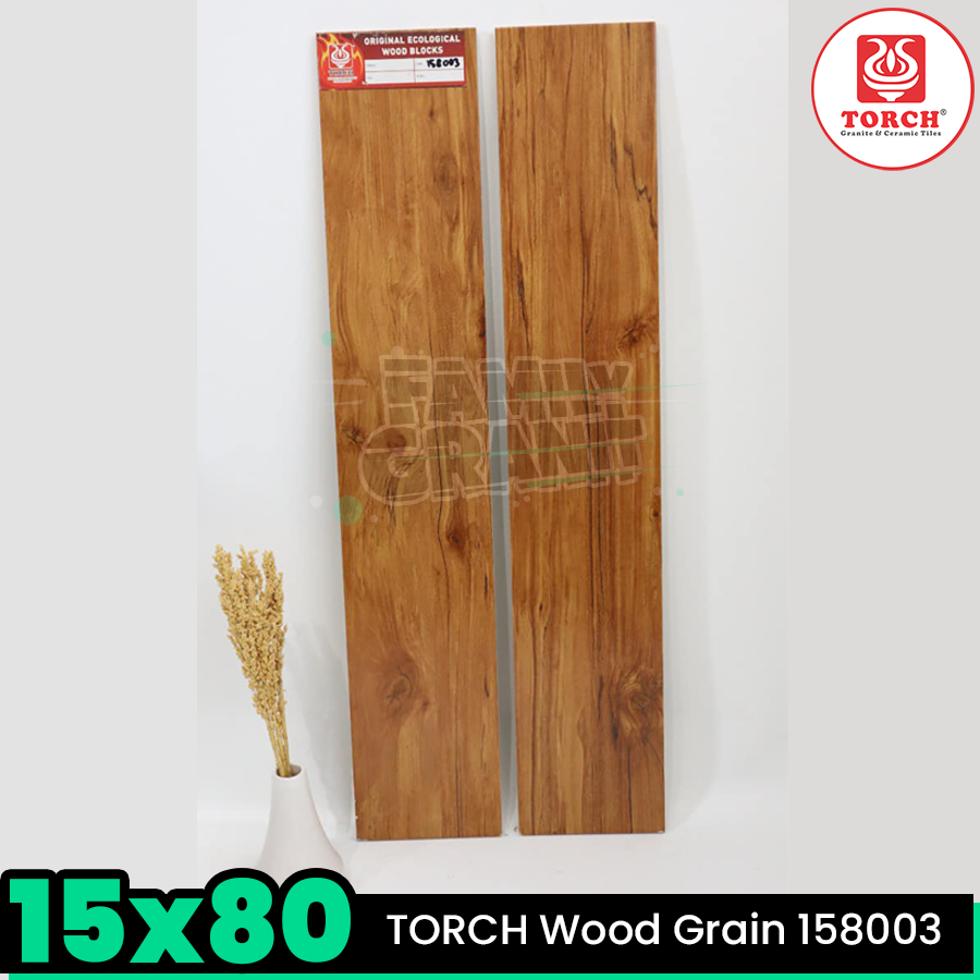 GRANIT 15x80 MOTIF KAYU TORCH 158003 MATTE LANTAI GRADE KW1