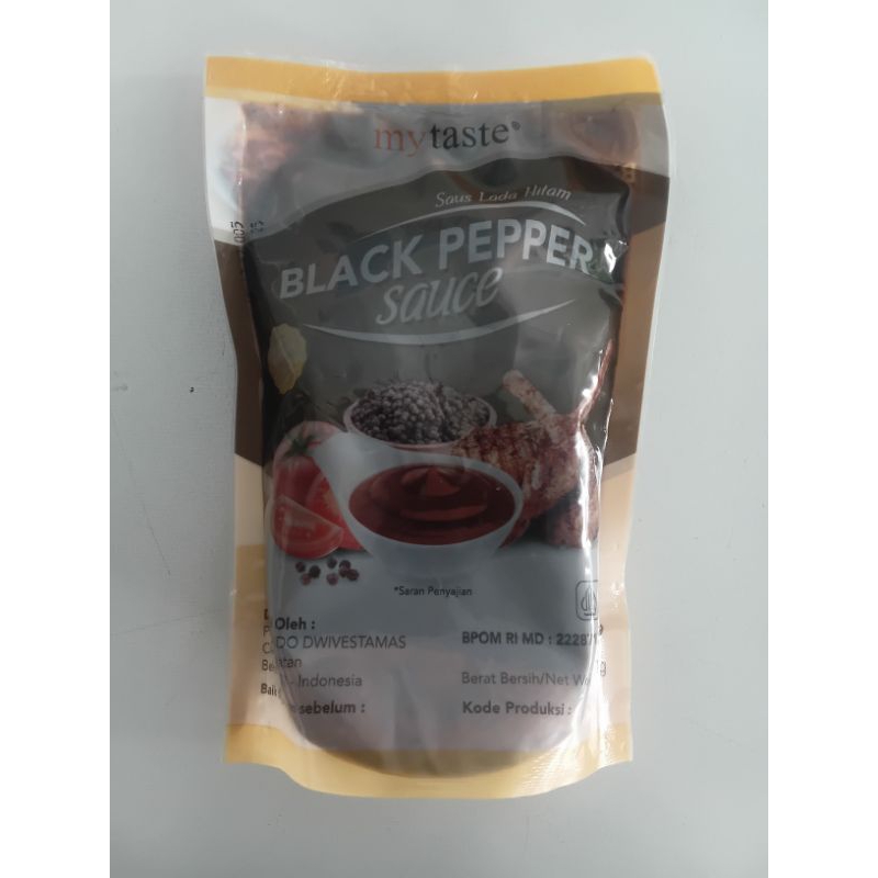 

My Taste Saus Blackpepper Saus Lada Hitam My Taste - Netto 500 gram
