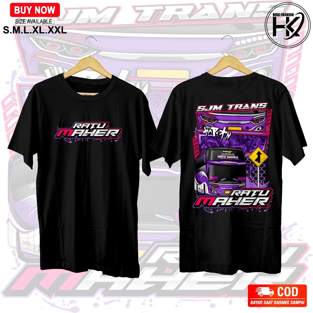 Kaos Bus Ratu Maher Sjm Trans JetBus3 - Kaos Bismania - Kaos Bus Spesial Edition - Kaos Busmania - K