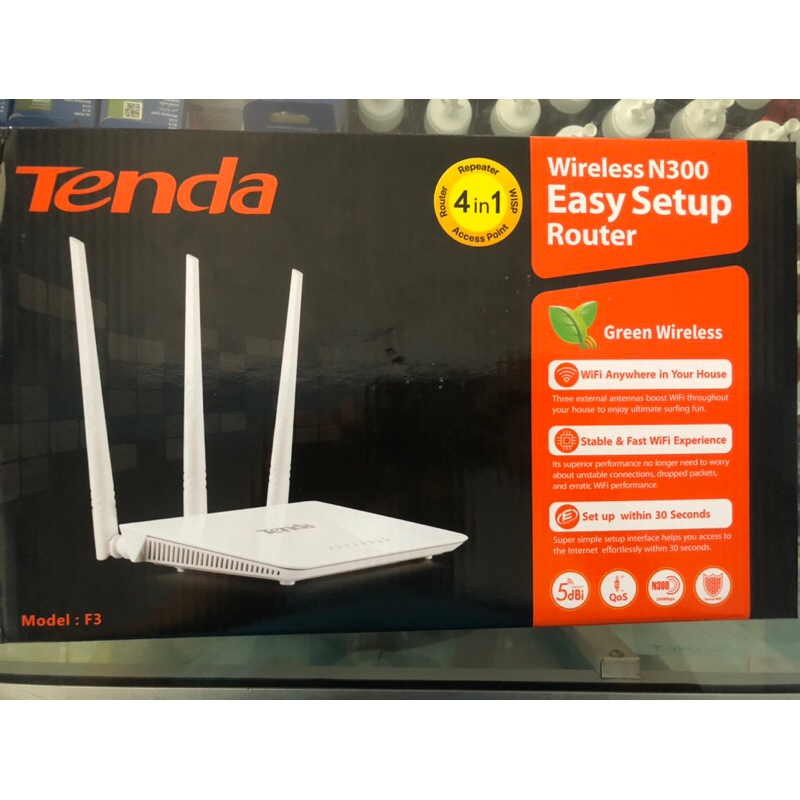 Router Tenda Wireless N300 F3