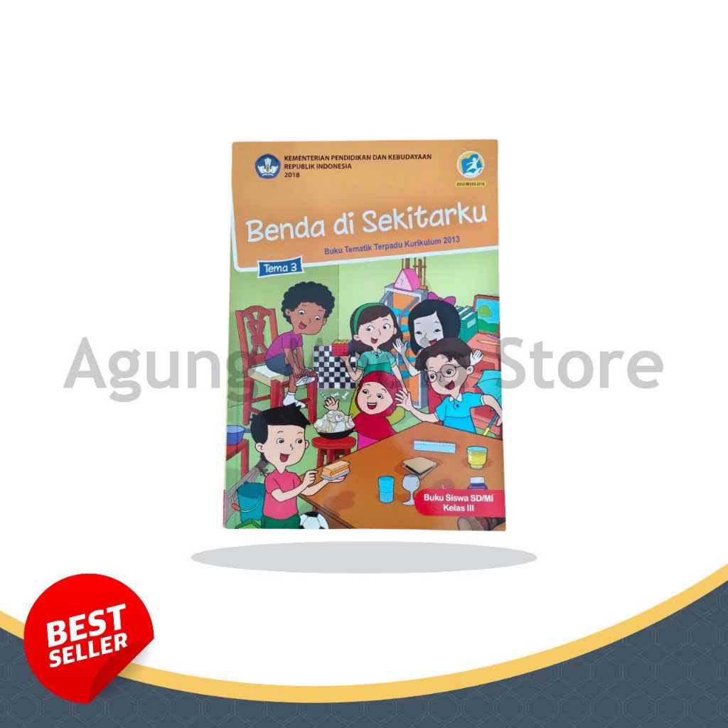 Buku Tematik Kelas 3 SD/MI Kurikulum 2013,  Buku Pelajaran Sekolah, Buku Termurah, Buku Sekolah Dasa