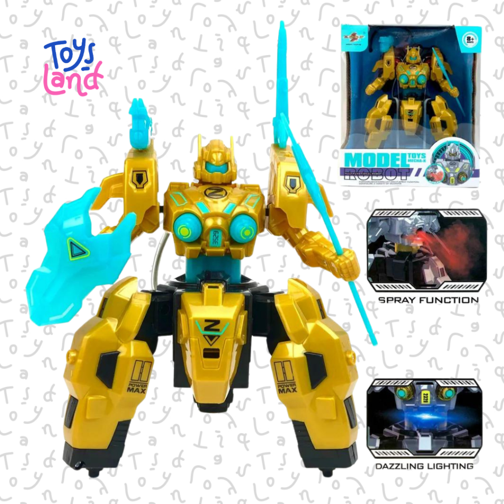 TL 948 - Mainan Robot Remote Control Mecha Bisa Keluar Asap / ROBOT MECHA-X MAINAN REMOTE CONTROL