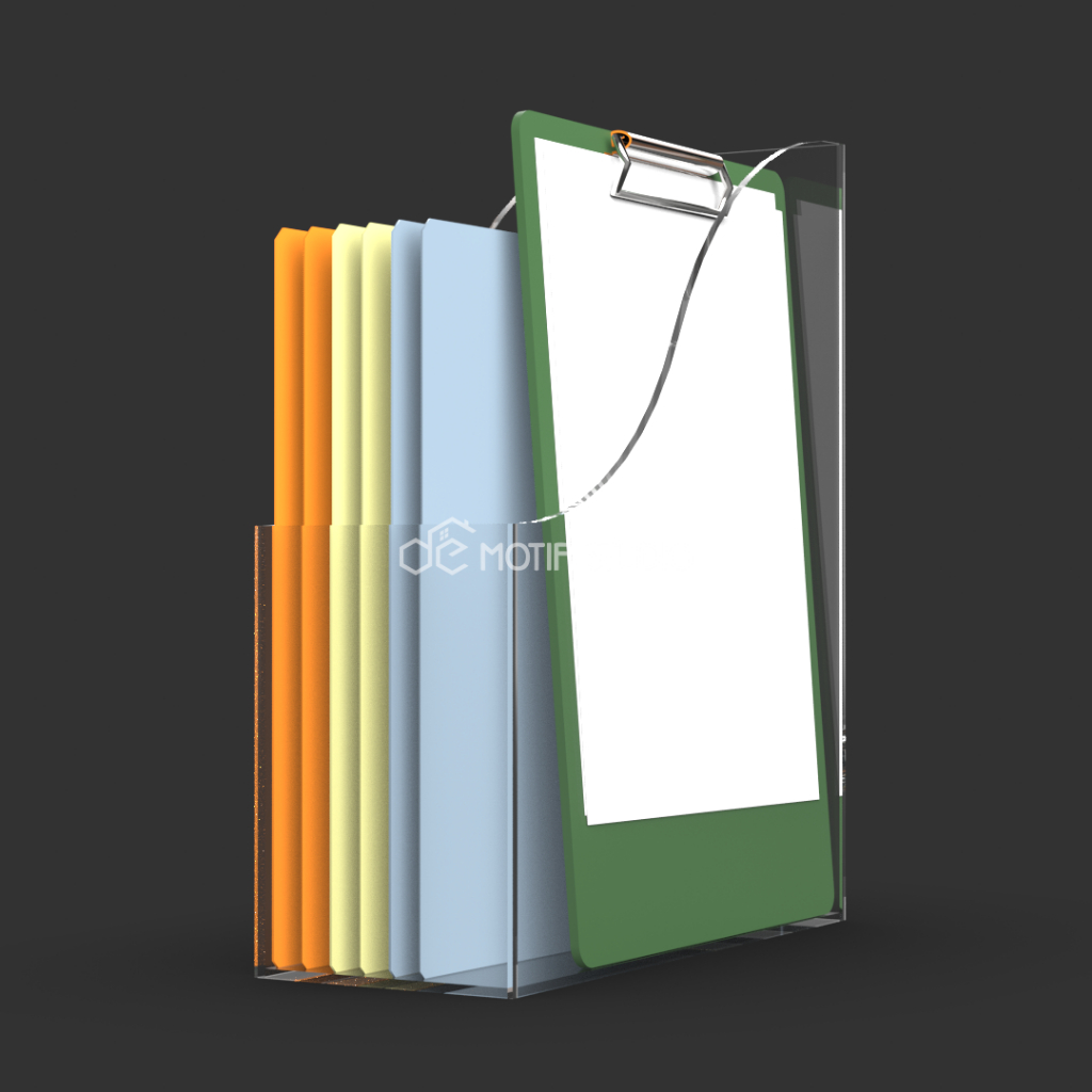 FILE STORAGE BOX CLEAR ACRYLIC DESK ORGANIZER ORGANISER TRAY RACK DOCUMENT MAGAZINE BOOK PAPER KEEPE